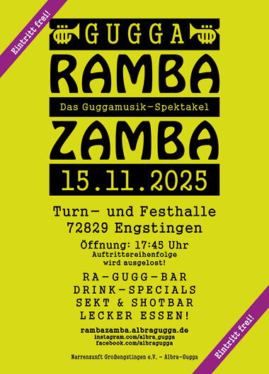 Gugga RAMBA ZAMBA - 25 Jahre Albra-Gugga